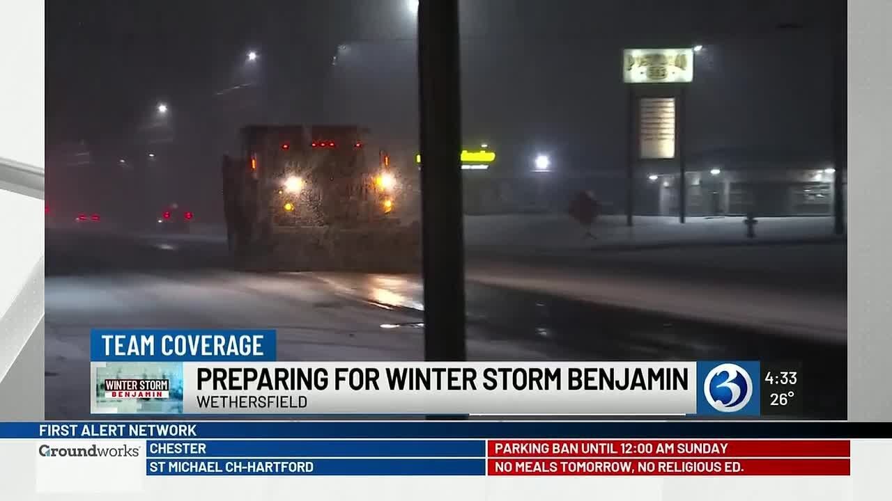 DOT prepares 650 trucks, 900 drivers for Winter Storm Benjamin - YouTube