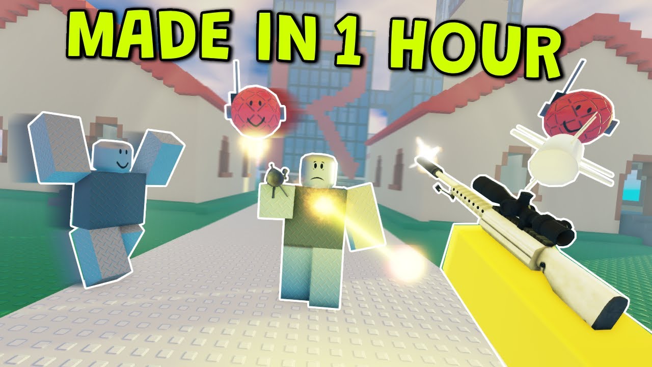 I Made a Roblox Game In 1 Hour - YouTube