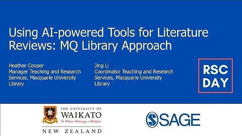Using AI-powered Tools for Literature Reviews: MQ Library Approach