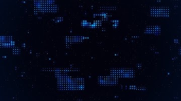 4K Digital data nodes sending communication on a still background loop