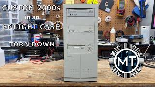 Custom PC build from the 2000s in an Enlight case! Torn down and explored!