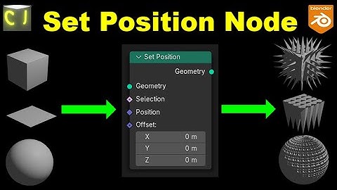 Set Position node can control each point! - Blender 4.2 Geometry node Tutorial