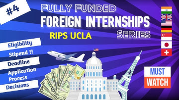 RIPS - IPAM UCLA Fellowship | International Internships Series - 4 | Los Angeles USA | Aryan Verma