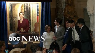 Portrait of House Speaker Nancy Pelosi unveiled in Congress l ABC News