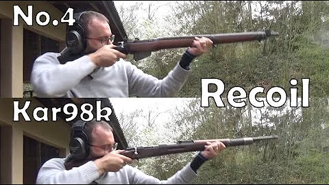 Lee-Enfield No.4 vs. Mauser Kar98k: recoil