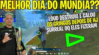 LOUD FEZ O MELHOR DIA DA HISTORIA DO BRASIL NO MUNDIAL!SURREAL OQ ELES FIZERAM! MUNDIAL DE FREE FIRE