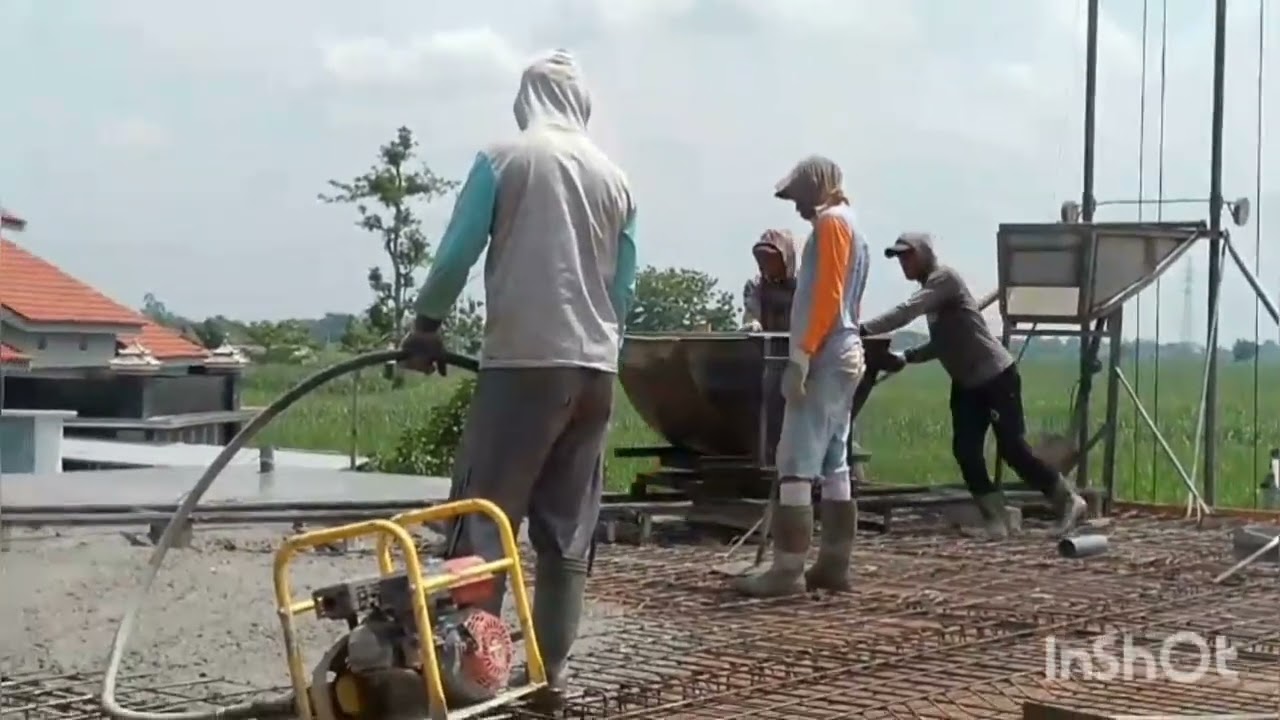 Finalisasi  Dak Atap Cor Readymix 