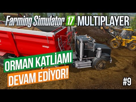 Farming Simulator 17 Multiplayer - TONLARCA ODUN TALAŞI... 9. Bölüm