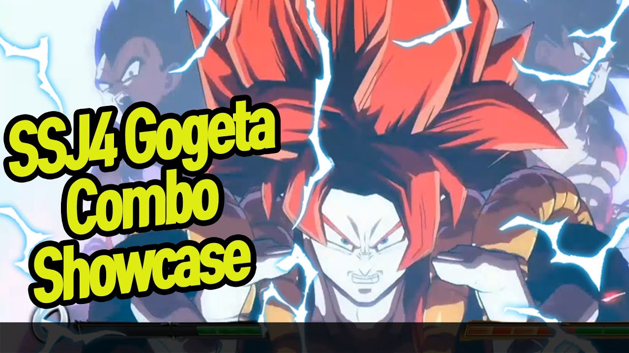 Dragon Ball FighterZ - SSJ4 Gogeta Combos Gameplay Showcase (HD) 