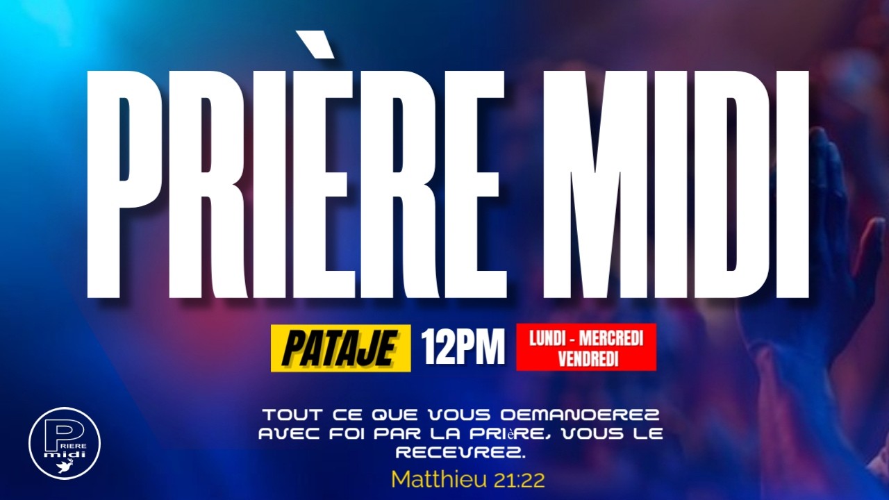 M PAP PANIKE, JEZI NAN BAK MWEN | PRIÈRE MIDI EN DIFFÉRÉ | Past. Carlos Pièrre
