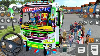💥 Bus Simulator Indonesia Heavy Traffic Drive 🚍 | Realistic City Bus Gameplay Video screenshot 2