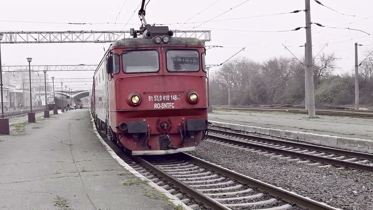 Trenuri în gară Constanța 