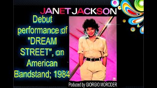 JANET JACKSON &quot;Dream Street&quot; Produced by Giorgio Moroder, American Bandstand 1984