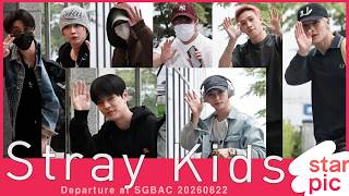 스트레이키즈 '전세기 타고 출발!' [STARPIC] Stray Kids Departure at SGBAC 20260822