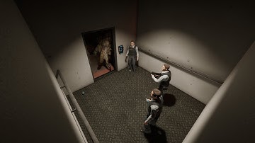 Elevator Grenade Trapping SCP-173 In SCP SL