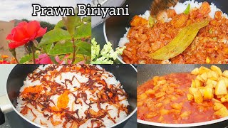 Prown dum Biriyani recipe in tamil /இறால் பிரியாணி /