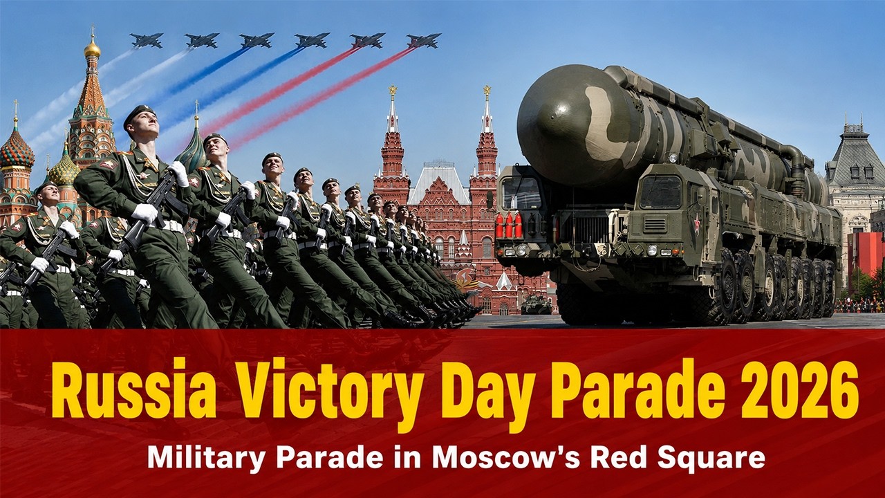 Russia Victory Day Parade 2026 | Military Parade in Moscow's Red Square | Vladimir Putin