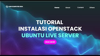 Video Presentasi dan Instalasi_OpenStack UAS Cloud Computing