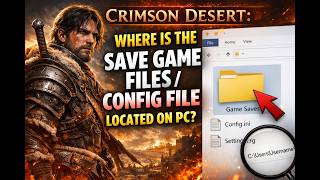 Crimson Desert Where Is The Save Game Filesconfig File Located On Pc