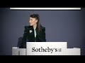 3minute 18 million bidding battle sets new auction record for artist lucy bull  sothebys