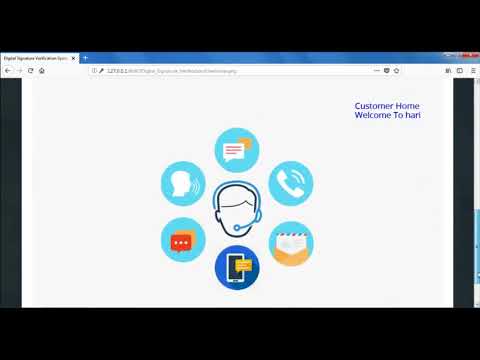 Digital Signature Verification Management System | Student Projects