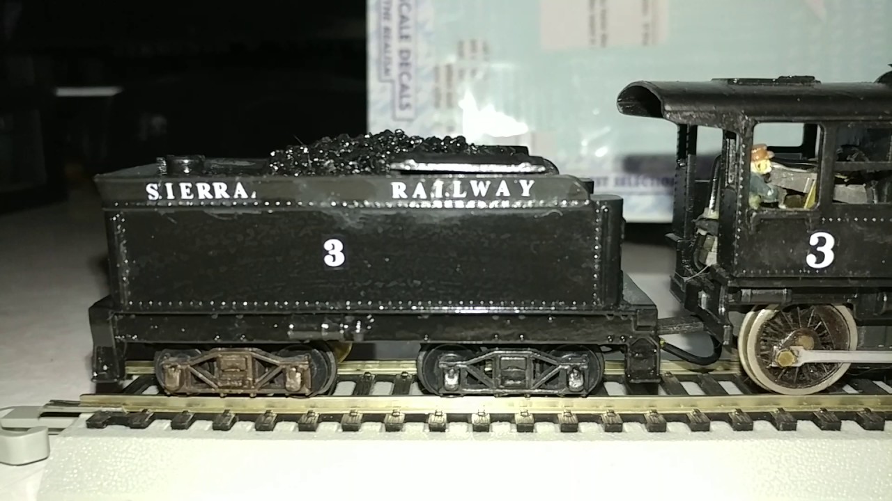 Tyco/Mantua HO Scale 4-6-0 Sierra #3-1 Almost Done !