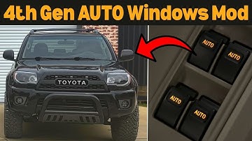 Toyota 4Runner All Auto Window Switch Upgrade (2003-2009)