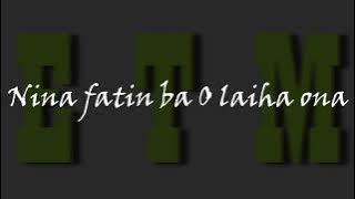 Roby || NINA | Musika Timor Leste Lirik