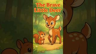 The Brave Little Dear | English moral story for kids #cartoon #englishstory #englishshortstory #kids