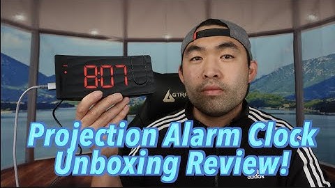 PICTEK Projection Alarm Clock Unboxing! Worth it?