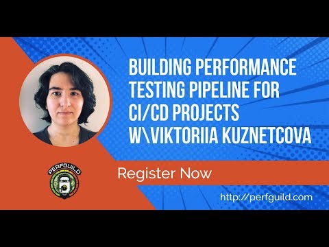 Building Performance Testing Pipelines for CI/CD Viktoriia Kuznetcova Promo