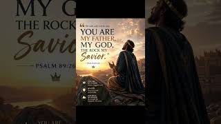 Calling on God as Father, trusting Him as your foundation,standing firm knowing He is your Savior 🙏