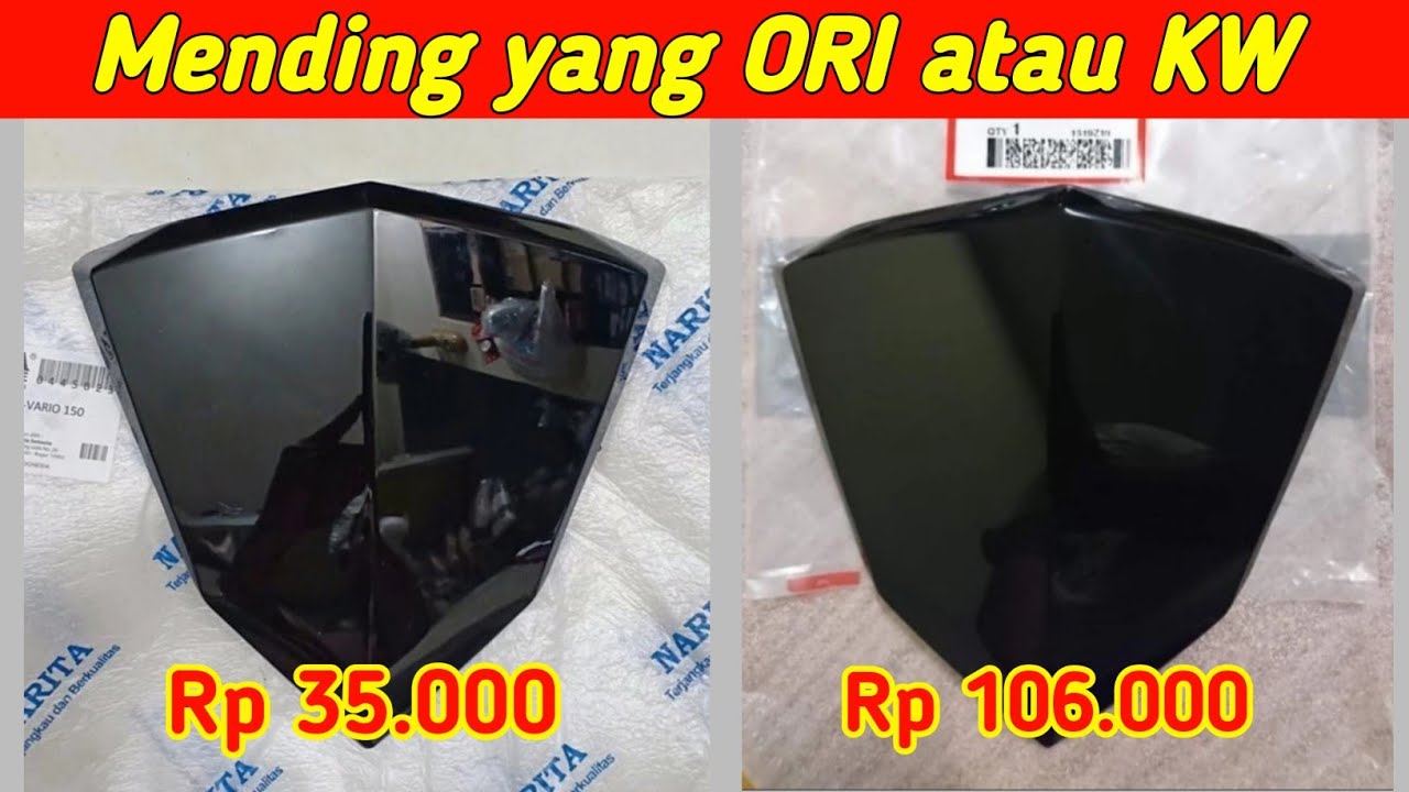 Bandingin Body Motor KW Merk Narita vs Original Honda Vario 125 150