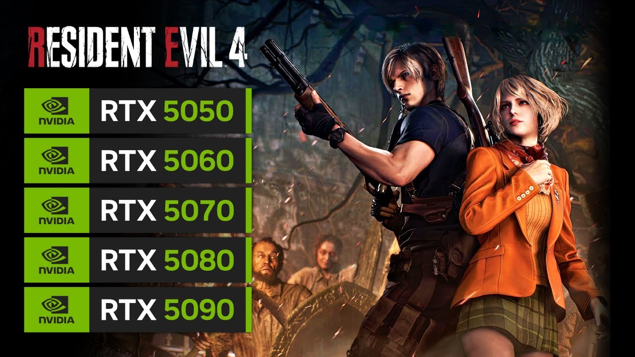 Resident Evil 4 with DLSS 4.5 | RTX 5050, 5060, 5070, 5080, 5090