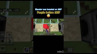 minecraft elevator🤣 #minecraft #minecraftshorts