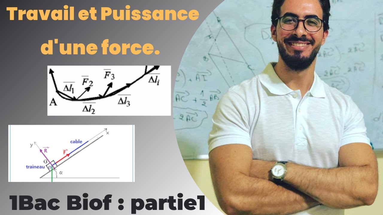 Travail et puissance d'une force : cours bien détaillé (Partie 1) 1Bac Biof