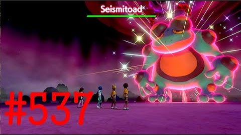 Shiny Dynamax Seismitoad Raid And Catch!
