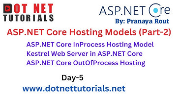 ASP.NET Core Hosting Models | Part - 2 | | Dot Net Tutorials | Pranaya Rout | Day 5 | Live Training