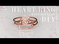 Heart Ring/Love Ring/Easy Ring/Easy Earrings/Wire Wrap Ring Tutorial/How to make