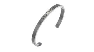 Steve Madden Fearless Open Bangle Bracelet SKU: 9013045