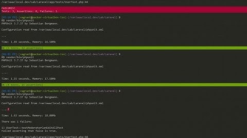Tutoriel Laravel : Test unitaires