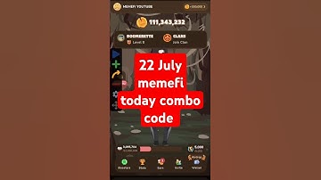 memefi today combo level 8 all 22 July #sorts #new #memefi #mysingingmonsters