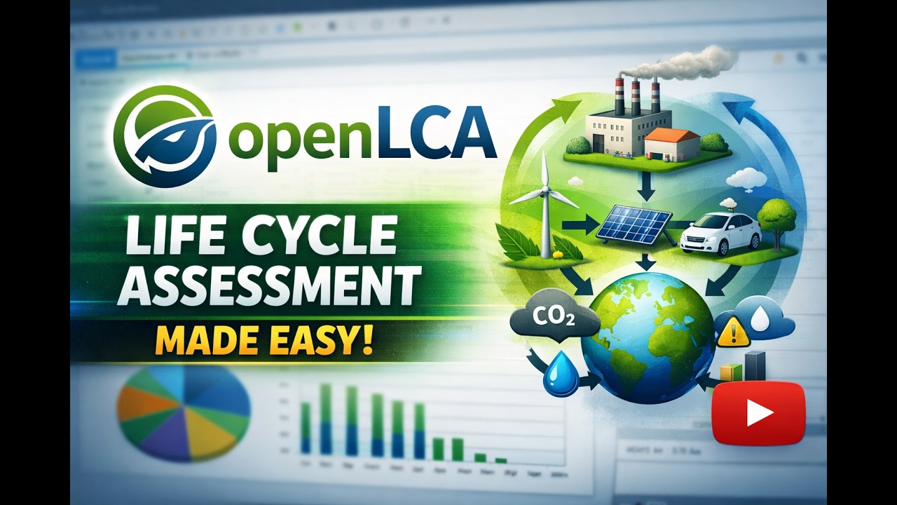 Life cycle assessment using openLCA - YouTube
