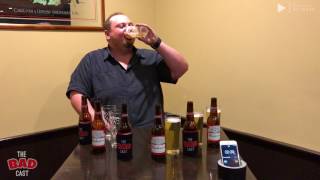 Aussie comedian attempts to down 6 beers in a minute.