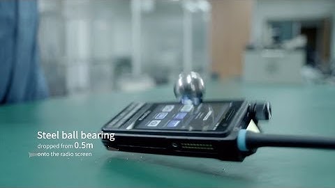 Hytera Multi-mode Advanced Radio Series | Extreme Durability Test 4 IMPACT TEST