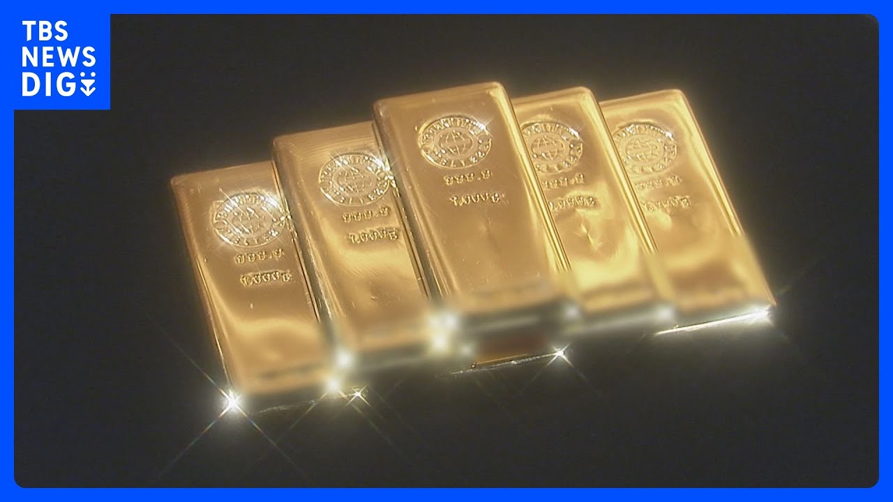 金の先物価格 史上初めて1グラム＝1万7000円台に 3日連続で最高値更新