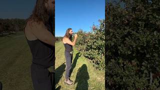 It’s Apple picking season and his first time to the orchard 🍎😊 #applepicking