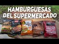 Probando y Comparando Hamburguesas "premium" del Supermercado