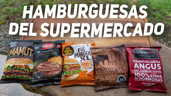 Probando y Comparando Hamburguesas "premium" del Supermercado
