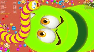 WormsDash.io Cacing Terbesar Top 1 Skor 3 Juta - Worms Dash Best Gameplay #1 screenshot 3